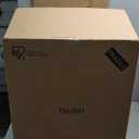 IRIS USA 54 Qt Stackable Plastic Storage Bins with Lids, 5 Pack - BPA-Free, Made in USA - See-Through Organizing Solution, Latches, Durable Nestable Containers, Secure Pull Handle - Clear