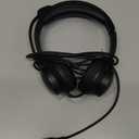 USB Headset with Microphone for PC, Wired Headphones with Mic USB Headset with Noise Cancelling Microphone, Computer Headset with Microphone for Home Office Online Class Teams SkypeBlack