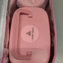 Pawtong Bento Lunch Box with 8oz Soup Thermo, Kids Sustainable Bento Box Leakproof Lunch Food Containers with Lunch Bag, Kids Thermo Insulated Hot Food Jar for School, Trvael (Pink)