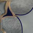 YooMee Push Up Bra for Women,Lace Bras with Underwire Cups,Comfort Padded T-Shirt Bra Add One Cup 34B