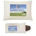 LOFE® Organic Buckwheat Pillow for Sleeping with Organic Cotton Pillowcase - 20''x26'' Adjustable Pillow, Breathable for Cool Sleep, Cervical Support for Back and Side Sleeper(Tartary Buckwheat Hulls)