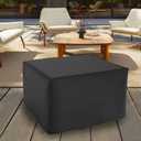 Square Fire Pit Cover for 29-32 Inch Firepit, Heavy Duty Outdoor Patio Fire Pit Table Cover, Gas Fire Pit Cover - Waterproof Dustproof Anti UV and Tear Resistant