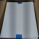 LonlyEagle Trifold Poster Board, 24" x 16", 24-Pack, White Corrugated Project Boards for Science Fairs, School Projects, Event Displays