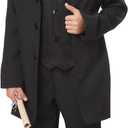 California Costumes boys Abraham Lincoln/Frederick Douglass (Large, Black)