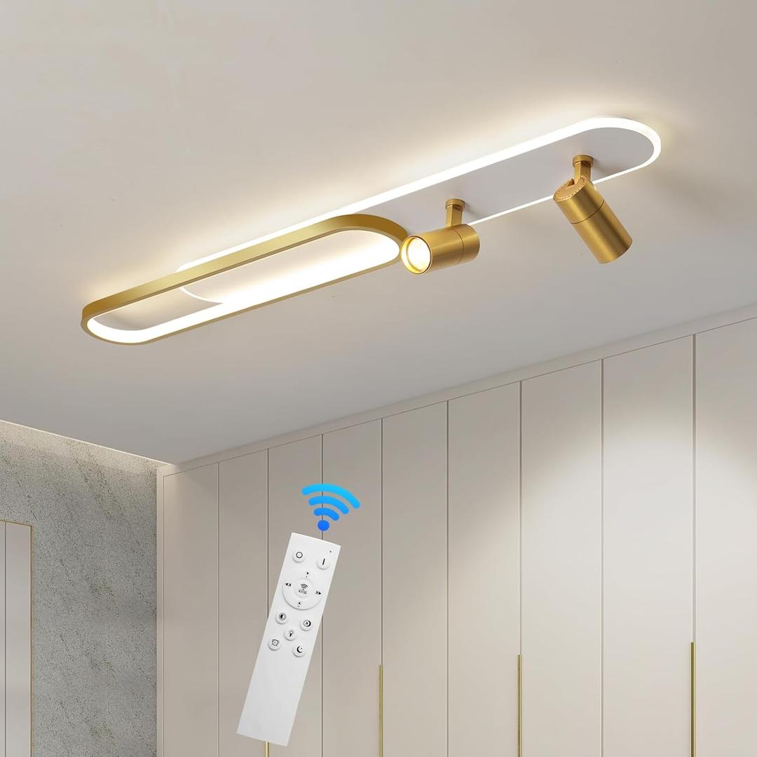 Modern led Ceiling Light 39inch 50w Linear Ceiling Light Fixture, 39.3inch-1 Pack