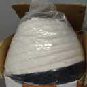 20in Cream Round Cat Dog Bed Gift for Large Medium Small Dogs Cats, Machine Washable Sleeping Sofa, Non-Slip Bottom Breathable Soft Calming Pet Cuddler for Indoor/Outdoor/Car/Cage