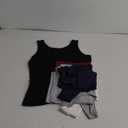 BQTQ 5 Pack Women's Tank Tops Square Neck Sleeveless Ladies Tank Top Undershirts, XL