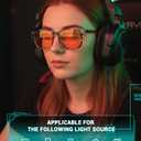 TIJN Blue Light Blocking Glasses for Women Men Square Frame Nerd Eyeglasses Anti Blue Ray Computer Screen Glasses