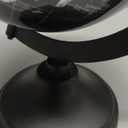 Rely+ 5" World Globe With Sturdy Metal Stand (NOT PLASTIC!) - Desktop Globes For Home Desk Table Office Decor - Book Shelf Decor Globe - 5 Inch - Metallic Black