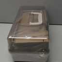 TERGOO 12.5in 3-Layer Multipurpose Craft Organizers and Storage with Adjustable Dividers, Portable Tackle Box, Folding Art & Craft Case for Medicine, Tool, Sewing Organizer (Brown)