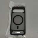 TORRAS Magnetic & Stand for Google Pixel 9 Pro Case/Pixel 9 Case, Fit for MagSafe, 12FT Mil-Grade Drop Protection, Slim Fit for Google Pixel 9/9 Pro Phone Case with Built-in Kickstand, Black | Magnetic, Stand, Fit for MagSafe, Slim Fit, Built-in Kickstand