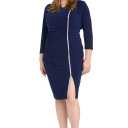 Plus Size Fitted Dress – Short Cocktail Knee Length – R&M Richards Size 18
