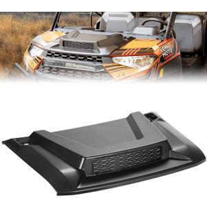 KEMIMOTO Hood Scoop Compatible With Polaris Ranger XP 1000/ Ranger Crew XP 1000 2018-2023 2024, Turbo Hood Scoop with Mesh Grill Kit Accessories