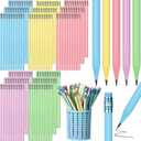Cholemy 120 Pcs Welcome Back to School Gifts Colorful #2 HB Pencils Bulk with Top Eraser Unsharpened Decorative Pencils for Students First Day of Schools Classrooms Reward(Colorful,Pastel)