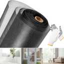 304 Stainless Steel Black Window Screen Mesh Roll, 40 inch x 98 ft Window Screen Mesh, Stainless Steel Wire Mesh Screen for Door Porch Patio
