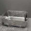 Stainless Steel Cat Litter Box High Side Cats Toilet Metal Kitten Litter Pan, Pet Cleaning Tool for Big and Small Cats, Rabbits, Splash-Proof and Non-Stick Cat Poop Box odorless 17.7"x13.8"x5.9"