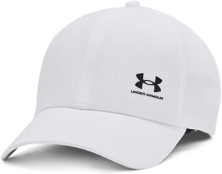 Under Armour Men's Iso-chill ArmourVent Adjustable Hat ((100) White / / Castlerock)