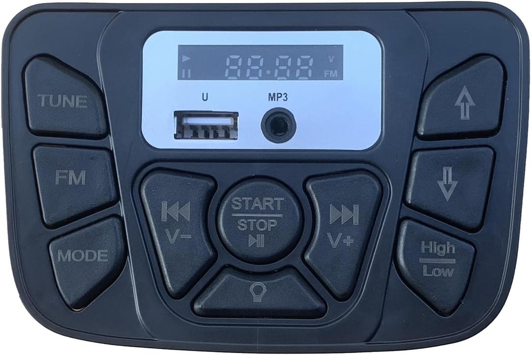 CSCC-24B-2A 24V Children's Electric Vehicle Central Control, with Music Playback, Power Supply, Forward and Backward FunctionsBDM Stroller Ride On Car Replacement Parts