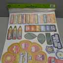 Eureka 847849 S'cool Era Calendar Classroom Bulletin Board Set for Teachers, Multicolor, 100 Pieces