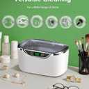 Ultrasonic Jewelry Cleaner, 24oz (700ml) Ultrasonic Cleaner with 48kHz High-Frequency, 5 Cleaning Modes, 304 Stainless Steel Tank, for Jewelry, Eyeglasses, Dentures, Coins, Watch Bands, Ring