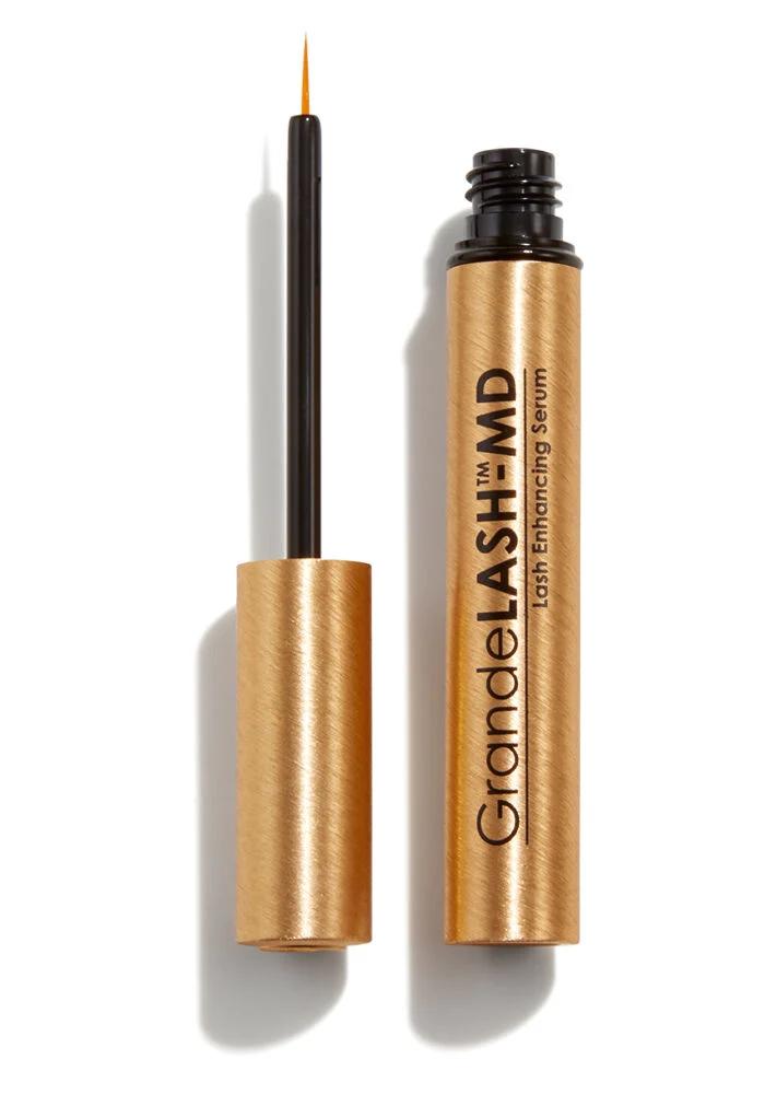 Grande Cosmetics GrandeLASH-MD Lash Enhancing Serum; L'Oréal Paris Makeup Magic Skin Beautifier BB Cream Tinted Moisturizer; Black Radiance Perfect Tone Matte Lip Crème; Maybelline Lash Sensational Washable Mascara