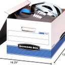 Bankers Box 20-Pack Medium Duty File Storage Boxes with Lids, FastFold Assembly, Letter/Legal, STOR, (0076315)