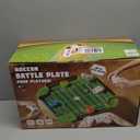 Remote Control Foosball Table Game, Mini Soccer Board Games with 3 Balls & 4 Remote Controllers, Football Tabletop Games Toy for Kids and Adults 3 4 5 6 7 8-12+Years Old - Gift for Boys Girls