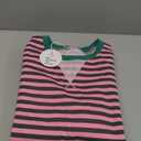 ANRABESS Women Striped Oversized Sweatshirt Crewneck Long Sleeve Shirts Hoodies 2025 Summer Fashion Pullover Top Y2K Outfits, Size -L