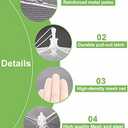 Large Food Cover, Pack of 6 Mesh Food Tent,17"x17",White Nylon Covers,Pop-Up Umbrella Screen Tents,Patio Net for Outdoor Camping, Picnics, Parties,BBQ,Collapsible and Reusable