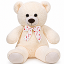 Teddy Bear Stuffed Animal 16'' Small Teddy Bear Plush Toy Gift for Valentine Christmas Birthday White (15.7 inches)