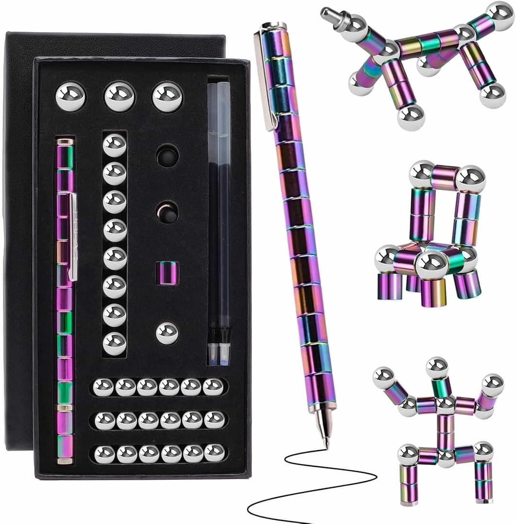 Fidget Pens Gifts for Teenage Girls: Teacher Appreciation Gifts, Teen Girl Gift Trendy Stuff, Unique Birthday Gift for Men, Cool Gadget Stress Relief for Adults Office Desk Accessories for Men Women