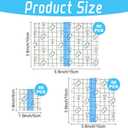 Tattoo Aftercare Bandage, 150-Pack Pre-Cut Patches [Assorted Sizes 2x2, 4x4, 4x6 in], Waterproof Second Skin Sheets, Clear Adhesive Film Dressing for Tattoos, Shower Shield