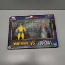 Marvel Legends Series Gamerverse Wolverine vs Marvel's Silver Samurai, Retro Video Game -Inspired Collectible 6-Inch Action Figures 2Pcs