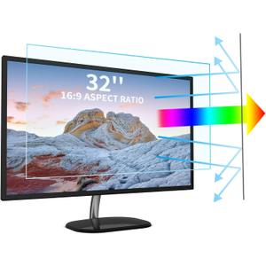 32 Inch TV Blue Light Screen Protector,Eye Protection Anti Blue Light Glare Screen Filter for LCD, LED, OLED &QLED 4K HDTV Display 16:9