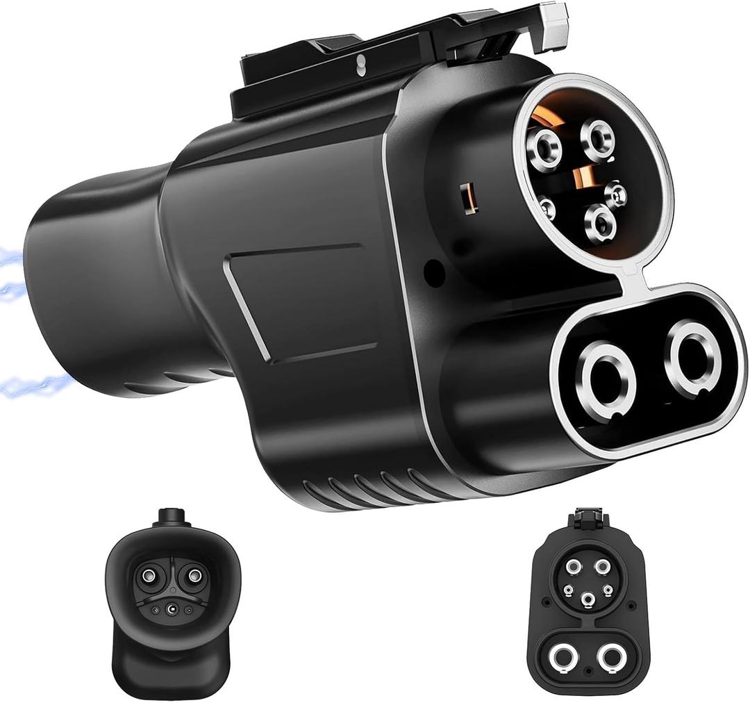 FOCHIER F Tesla Fast Supercharger Adapter, NACS to CCS1 Charging Adapter, Max 500A 1000V for Ford, Rivian, GM,Volvo, Polestar, Electric Vehicle, Compatible with V3 V4 Tesla Station