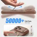 for iPhone 17 Pro Max Case for Women Girls with Stand,Compatible with MagSafe,Camera Control,Full Camera Protection, Cute Wave Magnetic Phone Case for iPhone 17 Pro Max,Brown