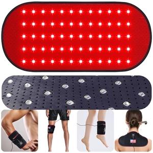 Red-Light-Therapy-for-Body,2026 Upgraded 4 Modes Near Infrared Light for Body Pain Relief,High-Efficiency Spherical Lamp Dual-Wave(660nm&850nm)LEDs,Corded-electric for Effective Therapy(12.4" x 6.1")
