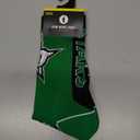 For Bare Feet Women's NFL Four Stripe Socks (Large, Team Color)