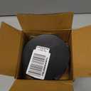 Hosley Set of 2 Pillar or LED Candle Holder 5 inch Diameter Gift for Farmhouse Weddings or can be Used for Aromatherapy and Spa O5 (Black)