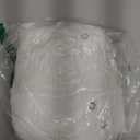 White Shower Curtain Fabric Boho Shower Curtain Cloth Textured Tufted Chevron Elegant Shower Curtains Waterproof for Bathroom 72" x 72"