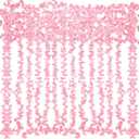 Nuenen 16 Pack 94.4ft Artificial Cherry Blossom Vines Cherry Blossom Flower Garland Hanging Silk Cute Room Decor for Japanese Kawaii Bedroom Party Wedding Spring Home Decorations (Pink)