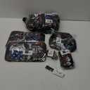 Rucaresri 13 Pcs American Flag Skull Car Seat Covers Full Set with Auto Steering Wheel Cover Armrest Cushion Protector Seat Belt Covers, Automotive Interior Sets Unverisal Fit Cars SUV Turcks