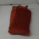 RYB Home Rust Red Velvet Curtains 96 inches Long, Thermal Insulated Panel for Bedroom Room Darkening Window Treatment for Holiday Backdrop Privacy Drapes for Guest Room, W52 x L96, 2 Panels