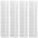 ARTIBETTER 35pcs Plastic Drawer Dividers 32.4Cm X 7Cm Adjustable Household Drawer Organizer Separators for Office, Kitchen, and Bedroom Storage