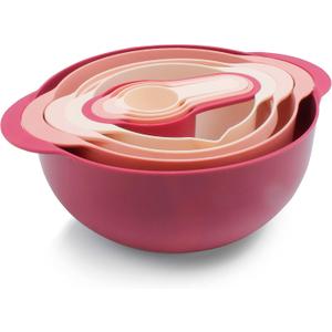 COOK WITH COLOR Nesting Bowls with Measuring Cups Colander and Sifter Set - Includes Mixing Bowls, Colander, Sifter and Measuring Cups, Rose, 4 Pc Bowl
100+ bought in past month