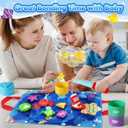 Montessori Toys for 1 Year Old Boy Girl Birthday Gift, 17 in 1 Cloth Fishing Game with Stacking Cups, Color Sorting, Shape Matching, Early Learning, Toddler Toys Gifts for 1 2 Years Old Boy Girl