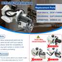 DC97-20621A, DC97-20621C, DC97-17999N Drain Pump Assembly(OEM) Compatible with samsung washer(some models), Replace Number: DC31-00187A, PX3516-01, AP6807020, 4959632, PS12592830, EAP12592830 etc