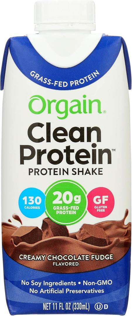 Orgain Whey Protein Shk Chocolate Fudge, 11 oz