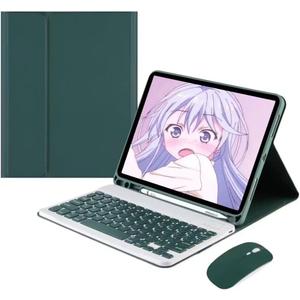 Galaxy Tab S10+ Plus/S9 FE+ Plus/Galaxy Tab S9+ Plus 12.4 Inch Case with Keyboard and Mouse, Detachable Magnetic Keyboard Case with S Pen Holder for Galaxy Tab S10 Plus/S9Plus/S9FE Plus (Teal)