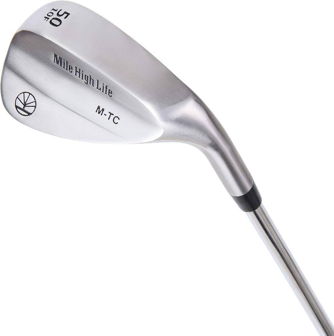 Mile High Life Golf Wedges | Entry Level Golf Sand Wedge Sets | Beginners Golf Gap Wedge Sets | Lob Wedge Golf Clubs for Men & Women | 50/52/54/56/58/60 Right Handed